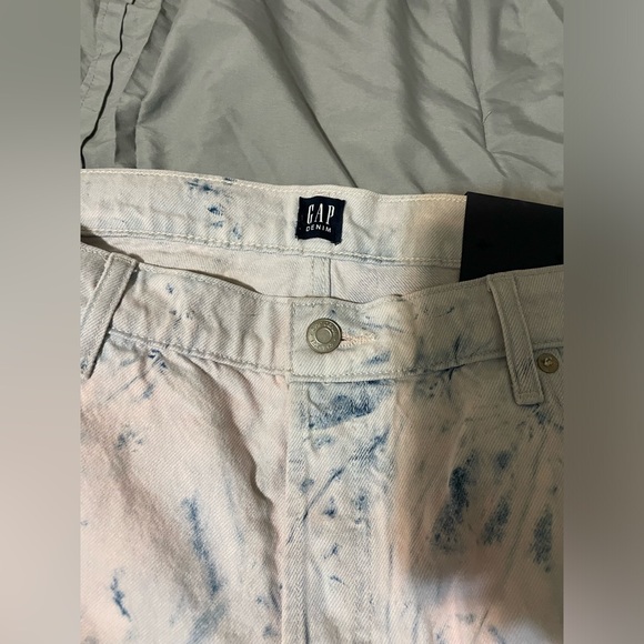 NWT GAP High Rise Cheeky Straight Tie Dye Jeans - Picture 9 of 10